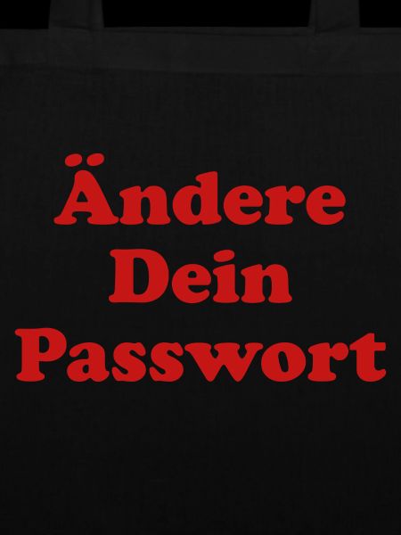 Ändere Dein Passwort! - rot