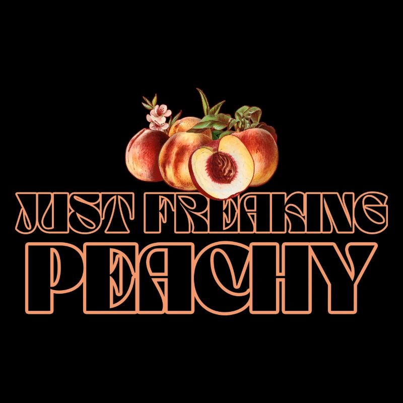 just peachy - peach fruit saying
