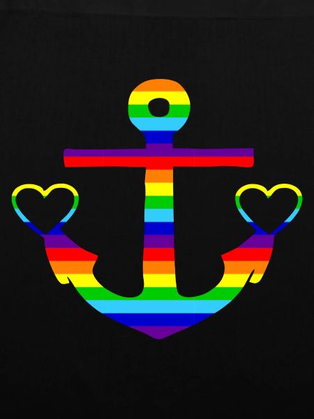 Anker Regenbogen bunt