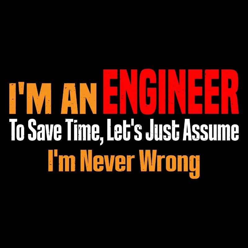 m An Engineer, Let's Just Assume Im Never Wrong4