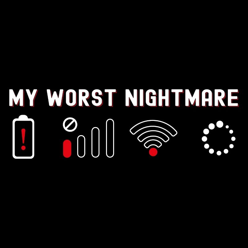 My Worst Nightmare Funny Tee for Nerd Geek and