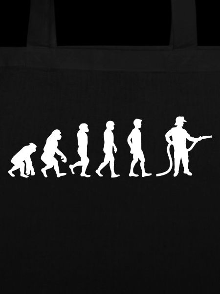 Evolution Feuerwehrmann weiß