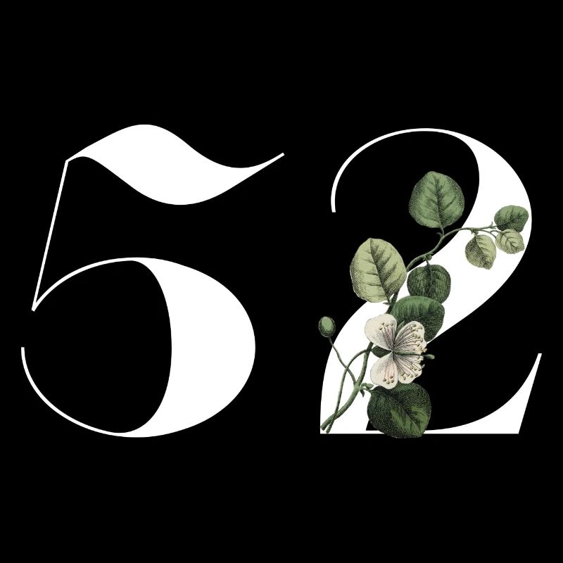 Nummer 52 Blumengrün - 52. Blumengeburtstag