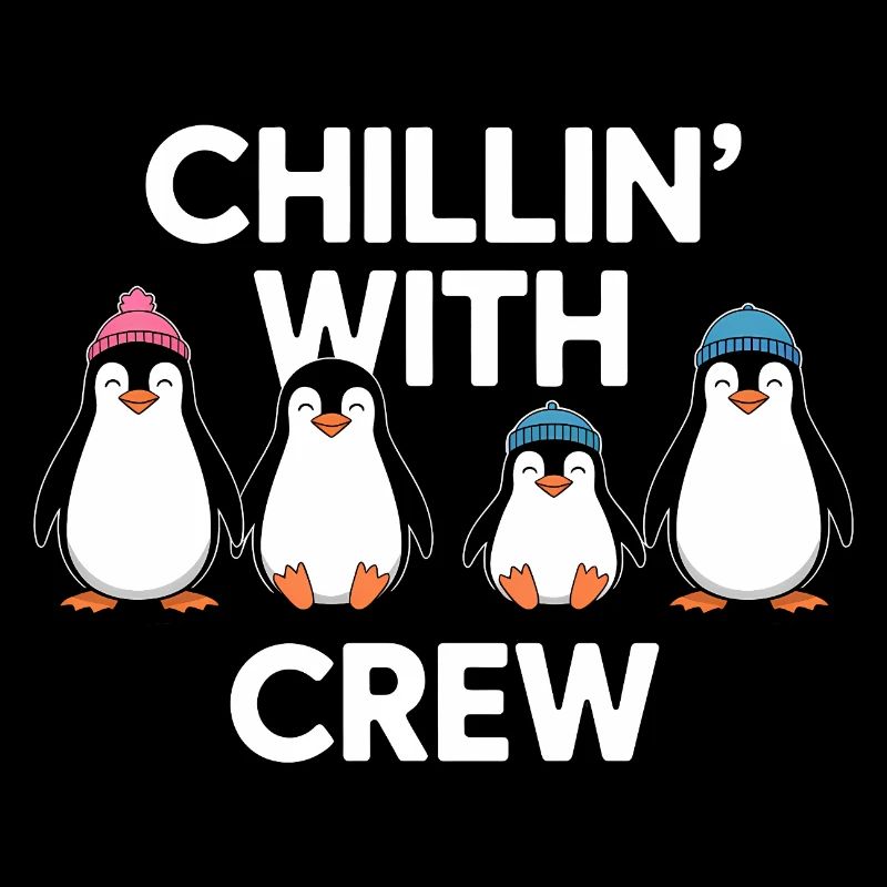 Chillin' avec mon équipage de pingouins