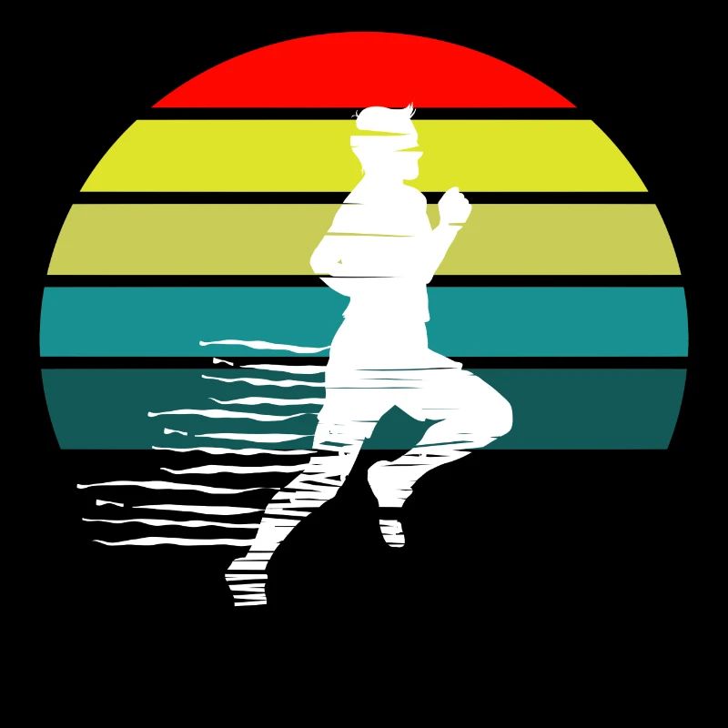 Ongoing Athletic Man Sunset
