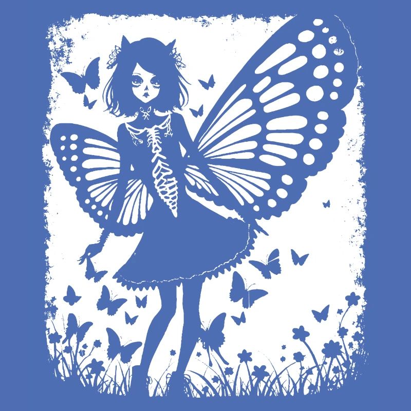 Fairycore Esthétique Squelette Fée Goth Gothique G