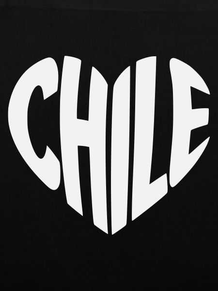 Chile Herz Typografie Design