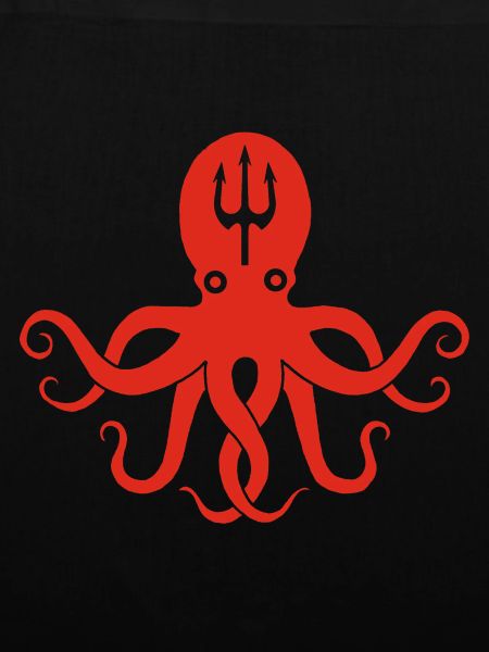Roter Oktopus