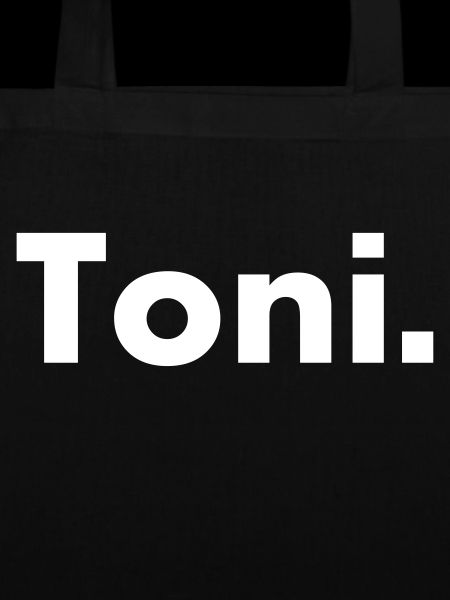 Toni - name - font