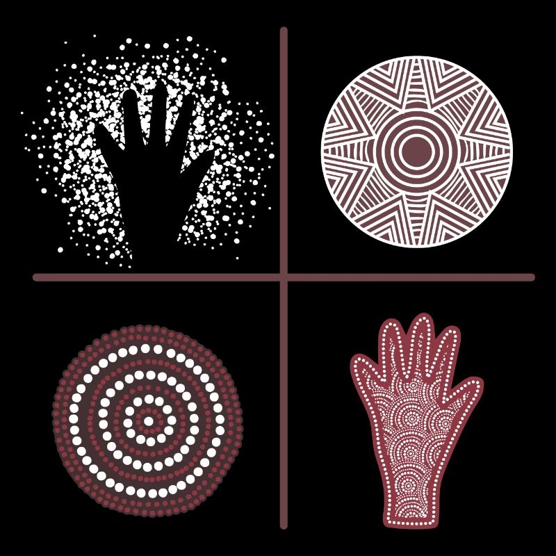 Aboriginal Australian Kunst in Perfektion