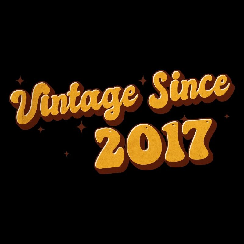 Vintage since 2017 6 Years Old - Groovy 6th
