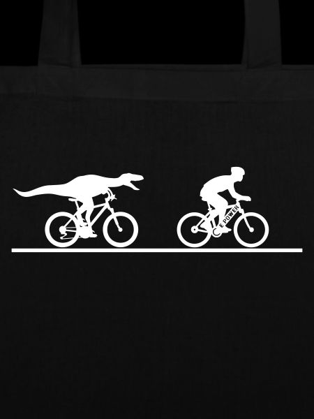 E Biker versus Velociraptor