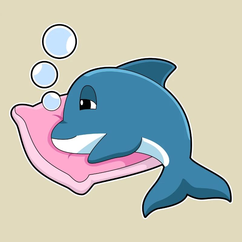 Dolphin Sleeping Pillow