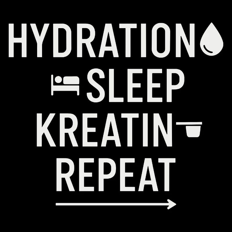 Hydration Sleep Creatine Repeat
