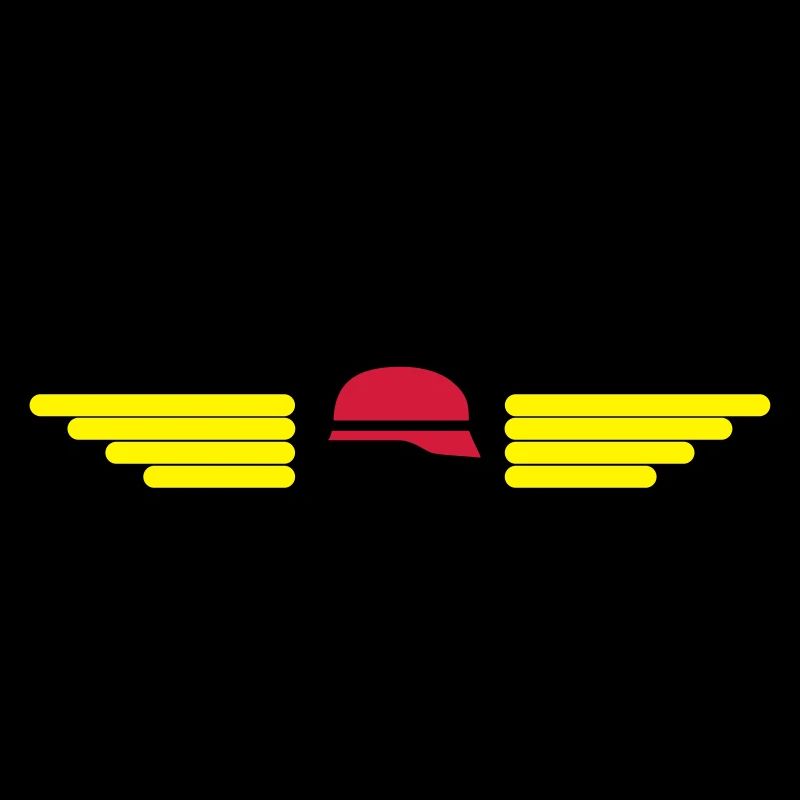 casque de feu, hache et des ailes
