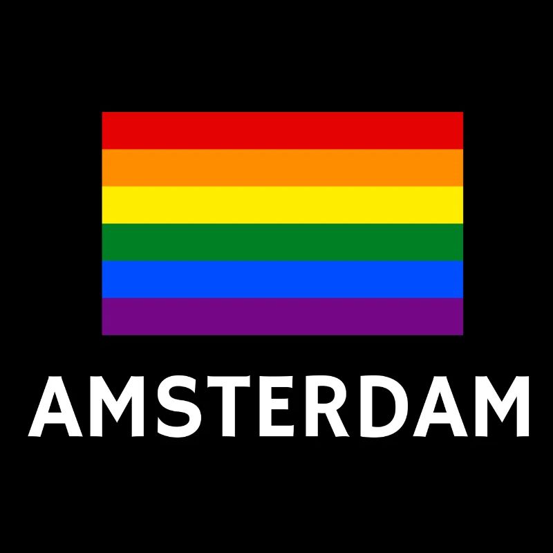 Drapeau de la fierté d’Amsterdam