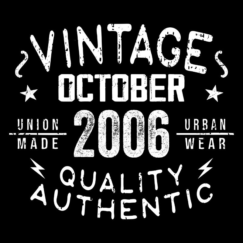 Born in October 2006 Gift in October - 2006