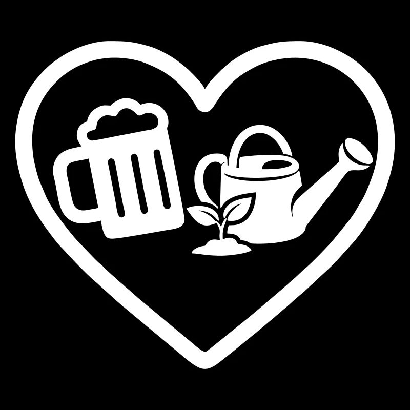 Heart Beer Gartenhumor