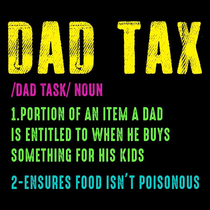 Papa Steuer Neon Humor Tee