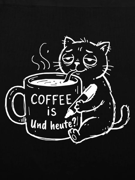 Kaffeekatze Doodle – Kaffee heute
