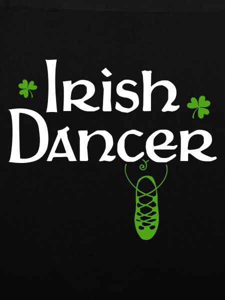 White Irish Dancer Schild