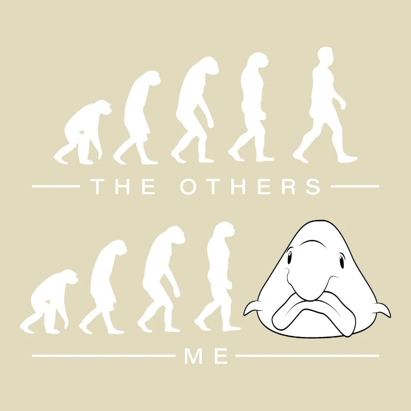 Die anderen und Ich Evolution Blobfisch lustig