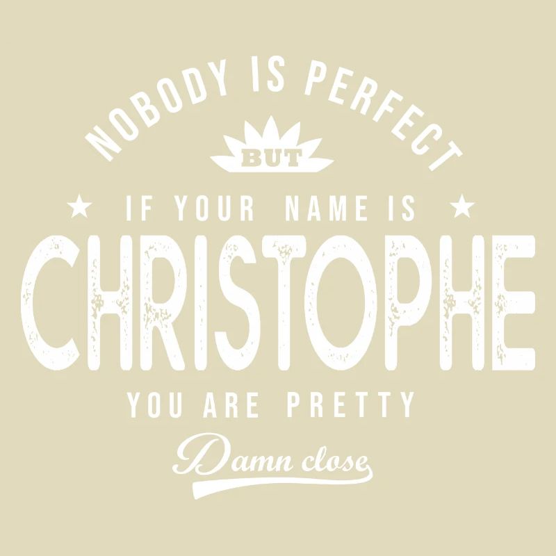 Christophe personalized gift first name christophe
