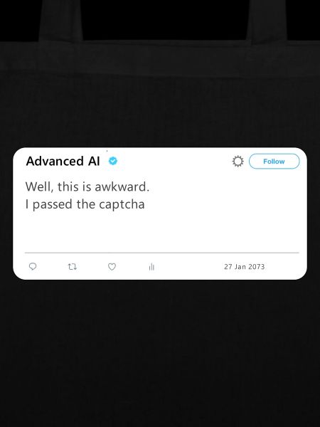 Lustiger KI-Roboter-Tweet