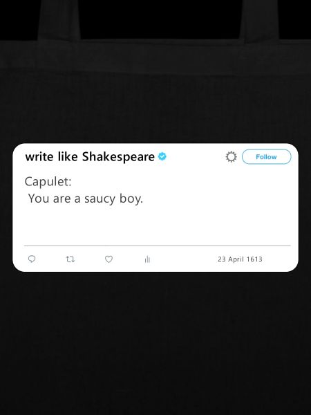Funny Shakespeare Tweet