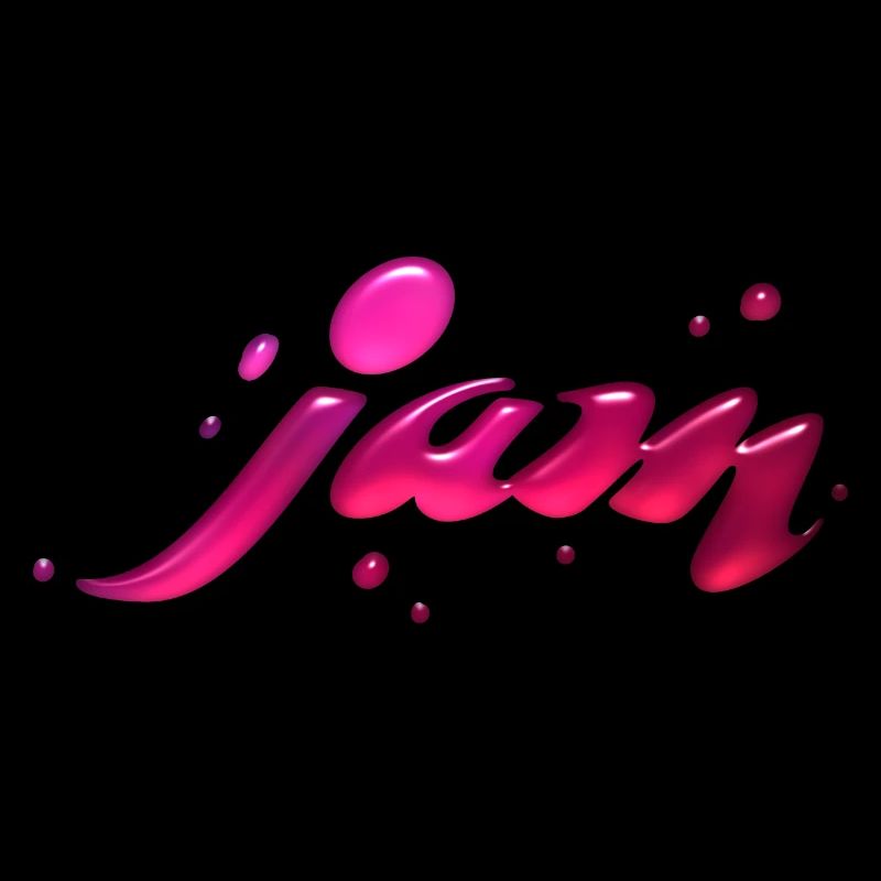 Jam Text Kunst