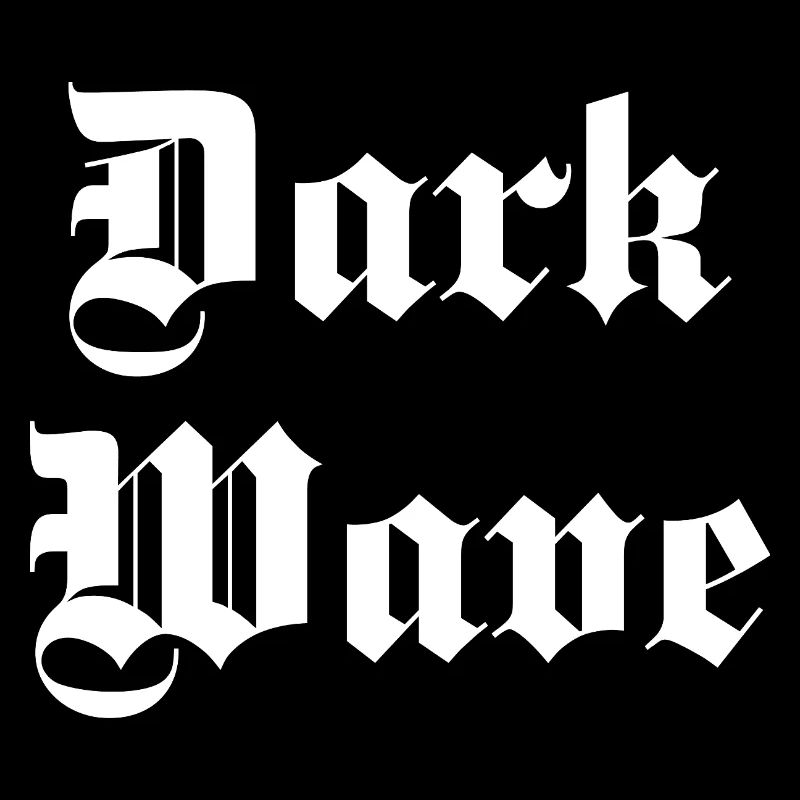 Dark Wave Musik Gothic Typografie