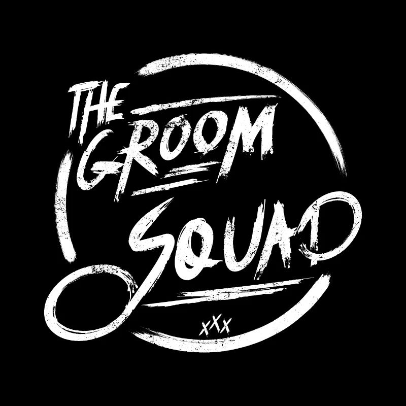 The groom squad bachelor party design