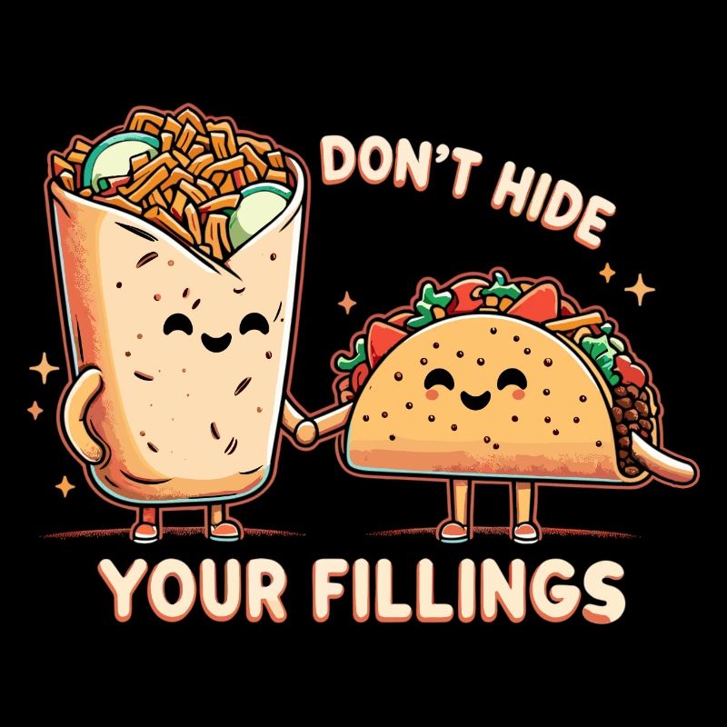 Ne cachez pas vos sentiments Taco Burrito Gift