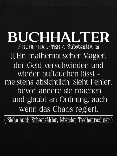 Buchhalter Definition Fun