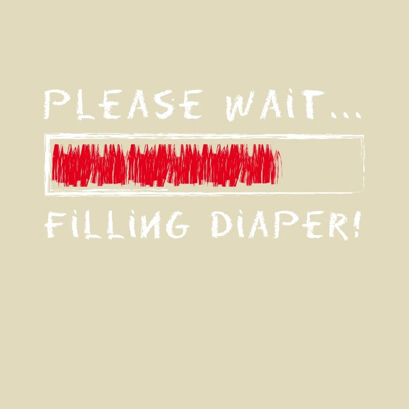 Please Wait Filling Diaper Loading
