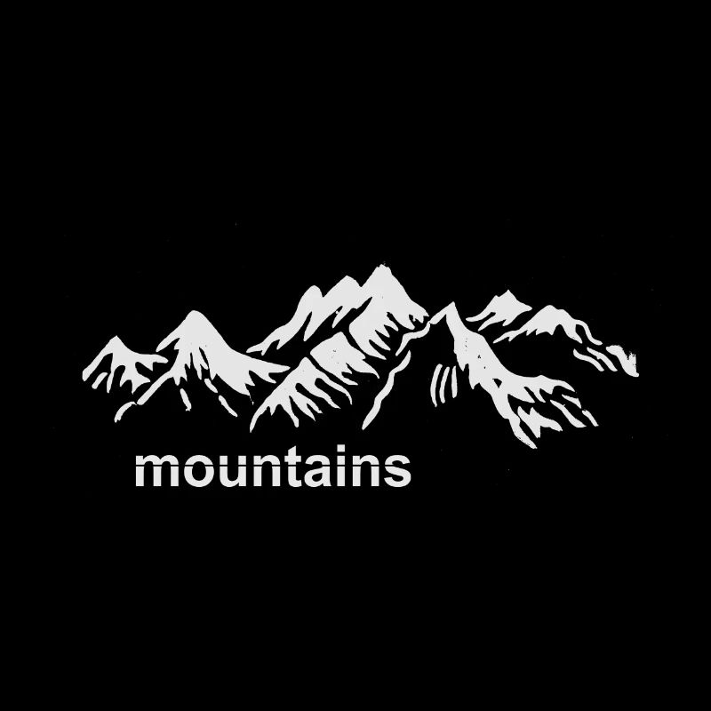 classic mountains print