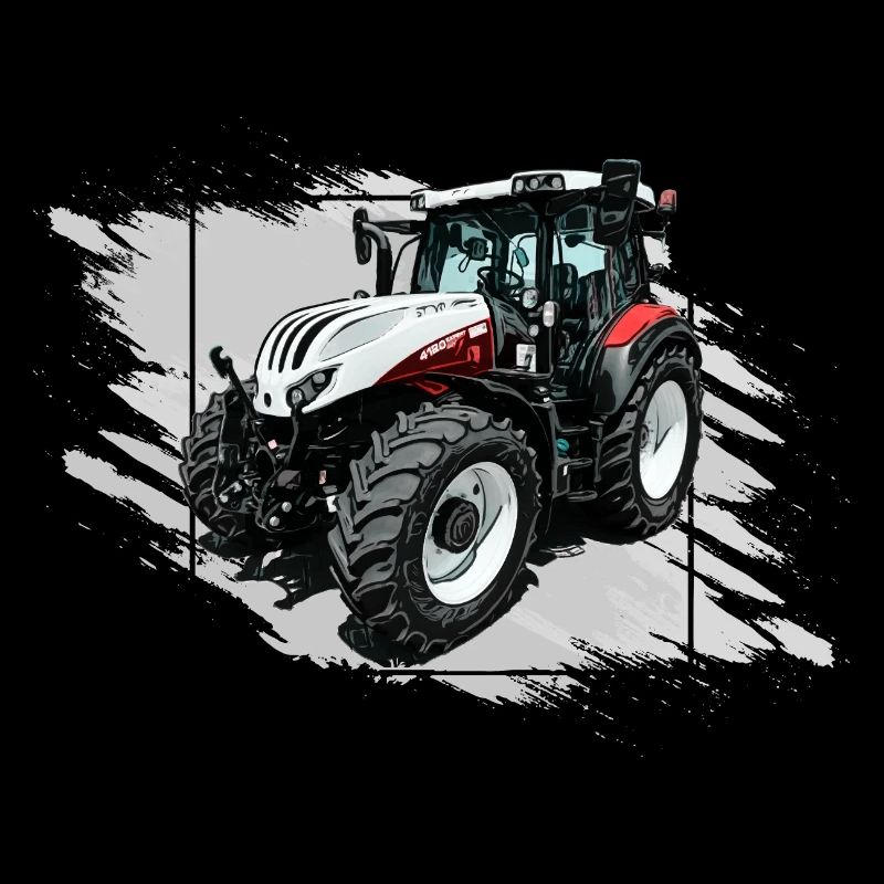 Steyr Tractor White