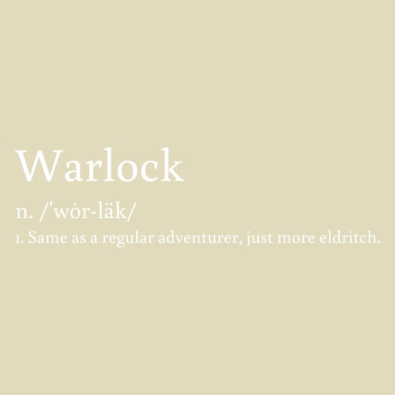 Warlock Definition: Eldritch