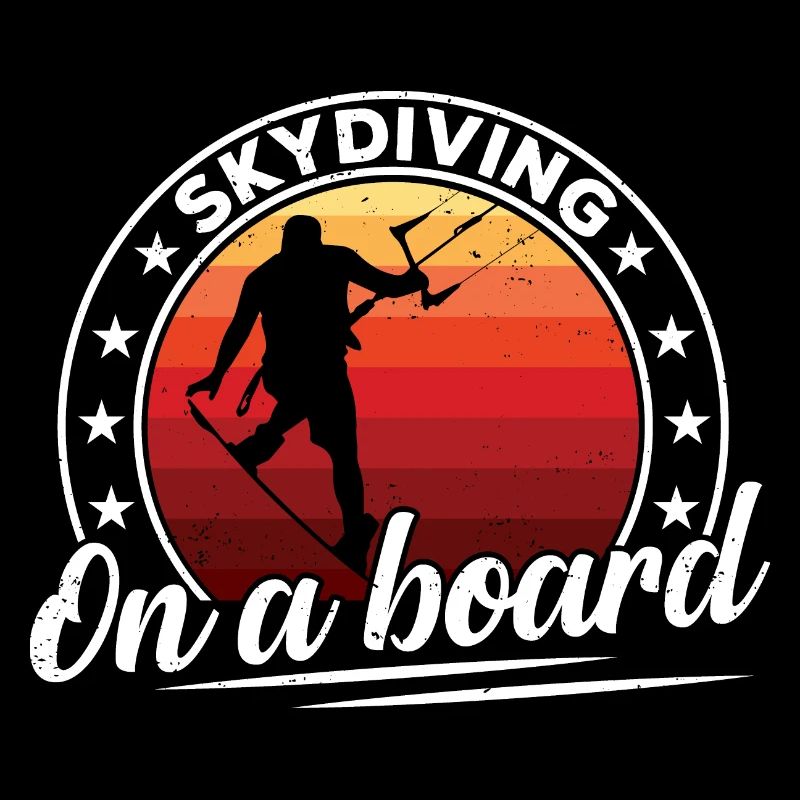 Kiteboarder Parachute Springboard Kitesurfer