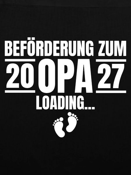 Beförderung zum Opa 2027 Loading