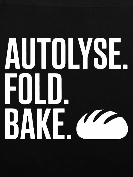 Autolyse Fold Bake Typografie