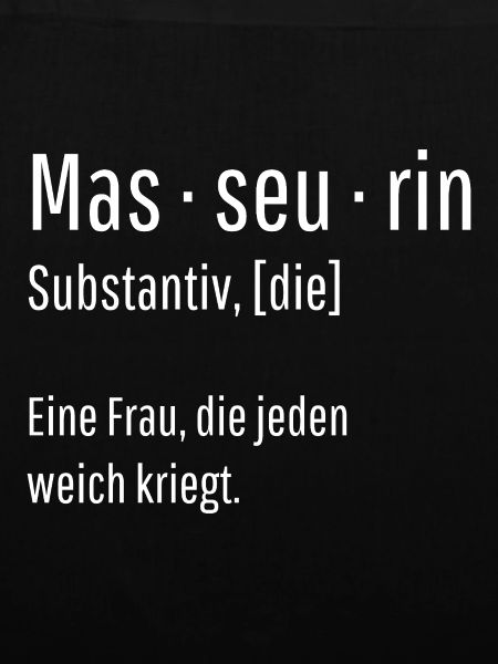 Masseurin Substantiv Definition Massage Geschenk