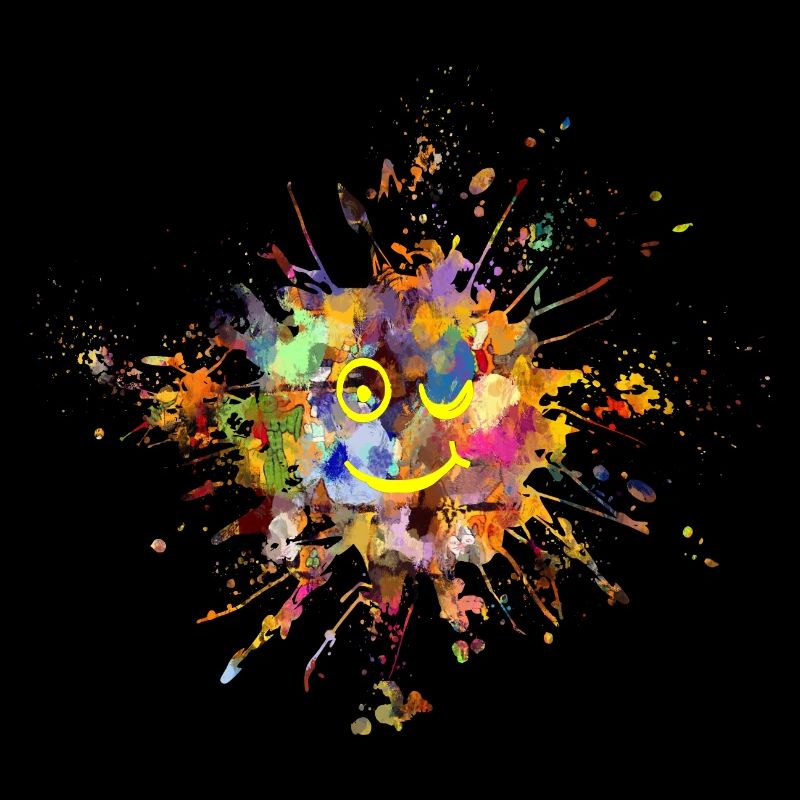 farbklecks smiley
