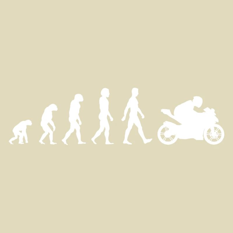Motorcycle Biker Motorcyclist Evolution