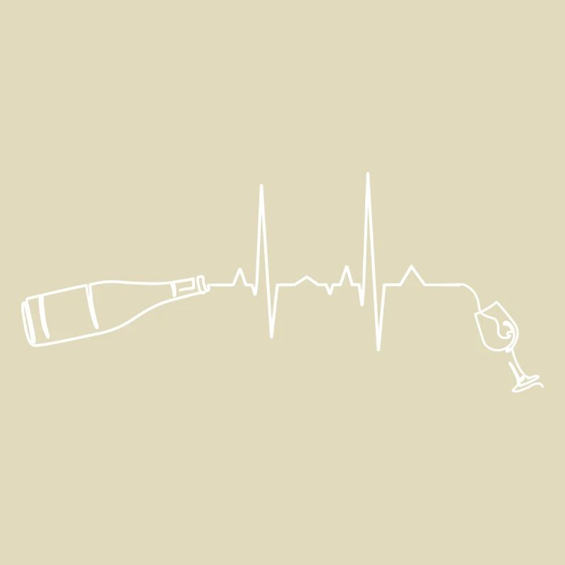 Wine Drinker Heartbeat Wine WineMaker Gift