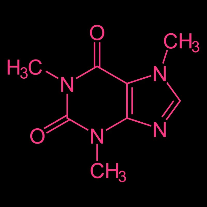 Formule structurelle caféine/théine