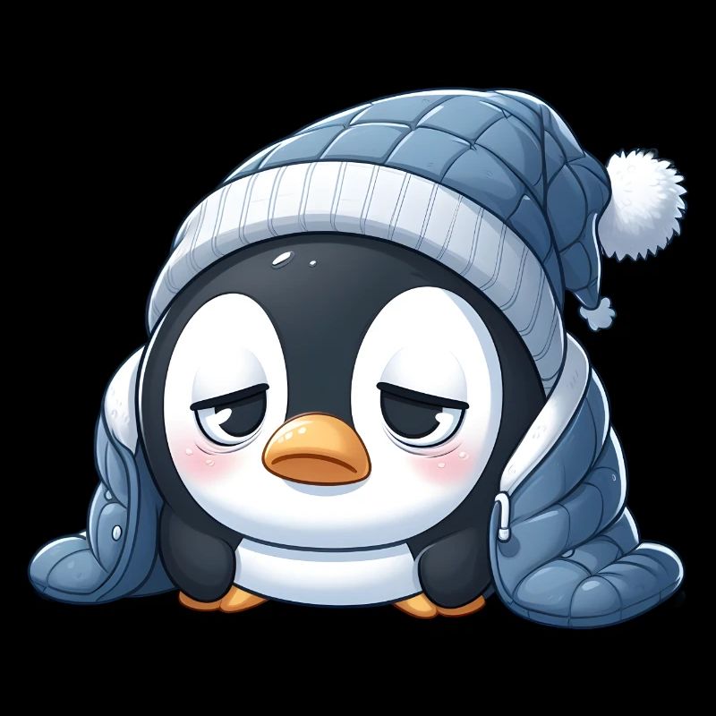 Pingouin fatigué