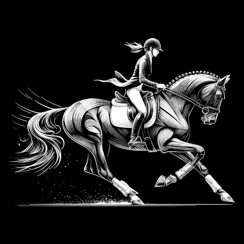 Dressage Équitation Cheval Dynamic Gift