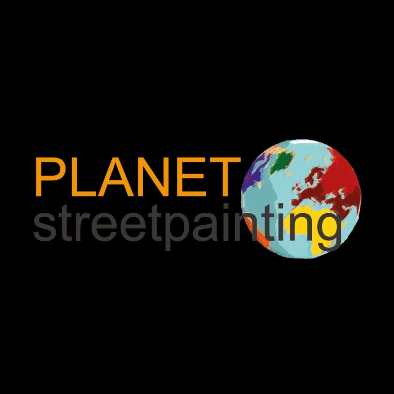Planet logo wit