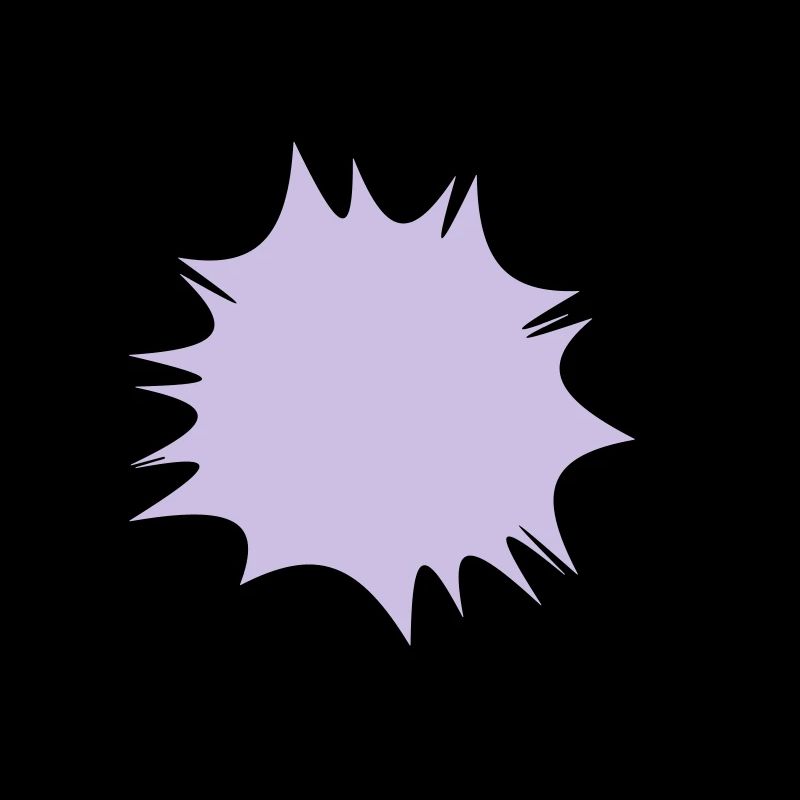 Comic Sprechblase Explosion